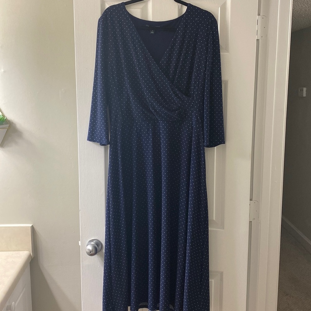 Ralph Lauren Size 16 Polka Dot Dress